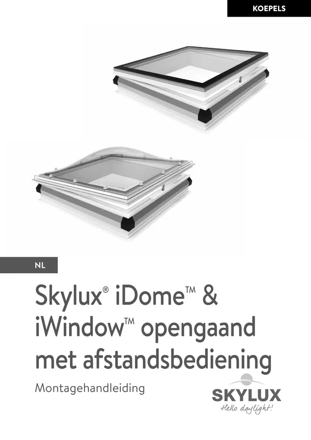 Skylux iDome: voorblad van de montagehandleiding