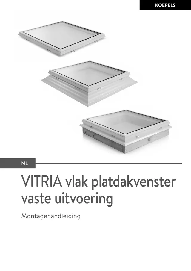 Skylux Vitria: voorblad van de montagehandleiding