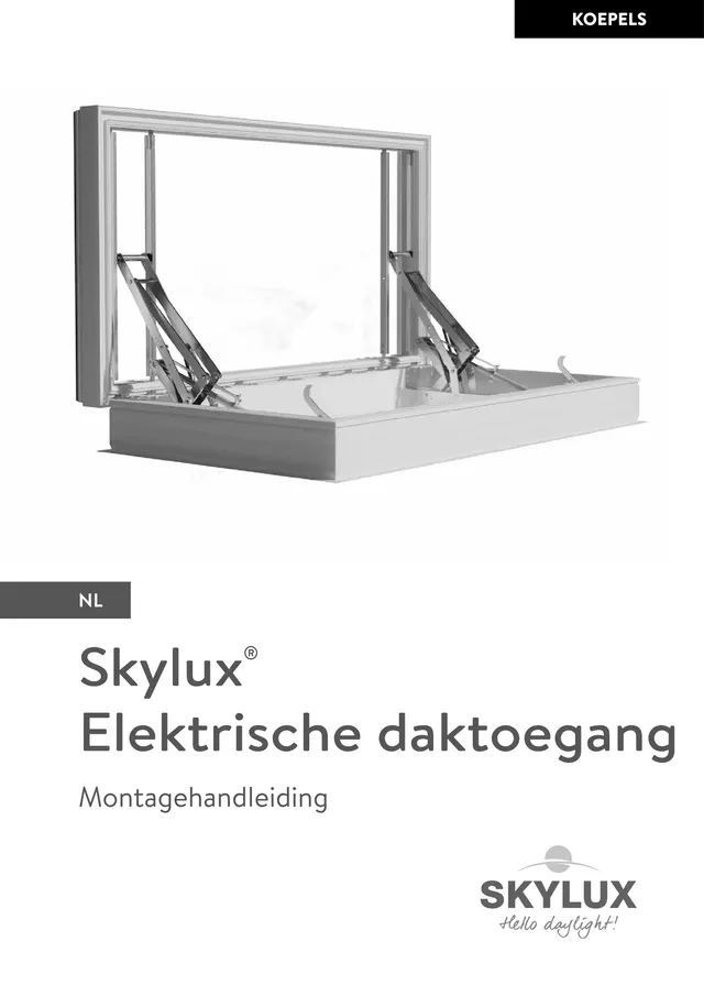 Skylux Daktoegang: voorblad van de montagehandleiding
